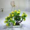 Mini artificial bonsai flowers, small potted plants, factory direct sales of artificial flower plants Application Scenario